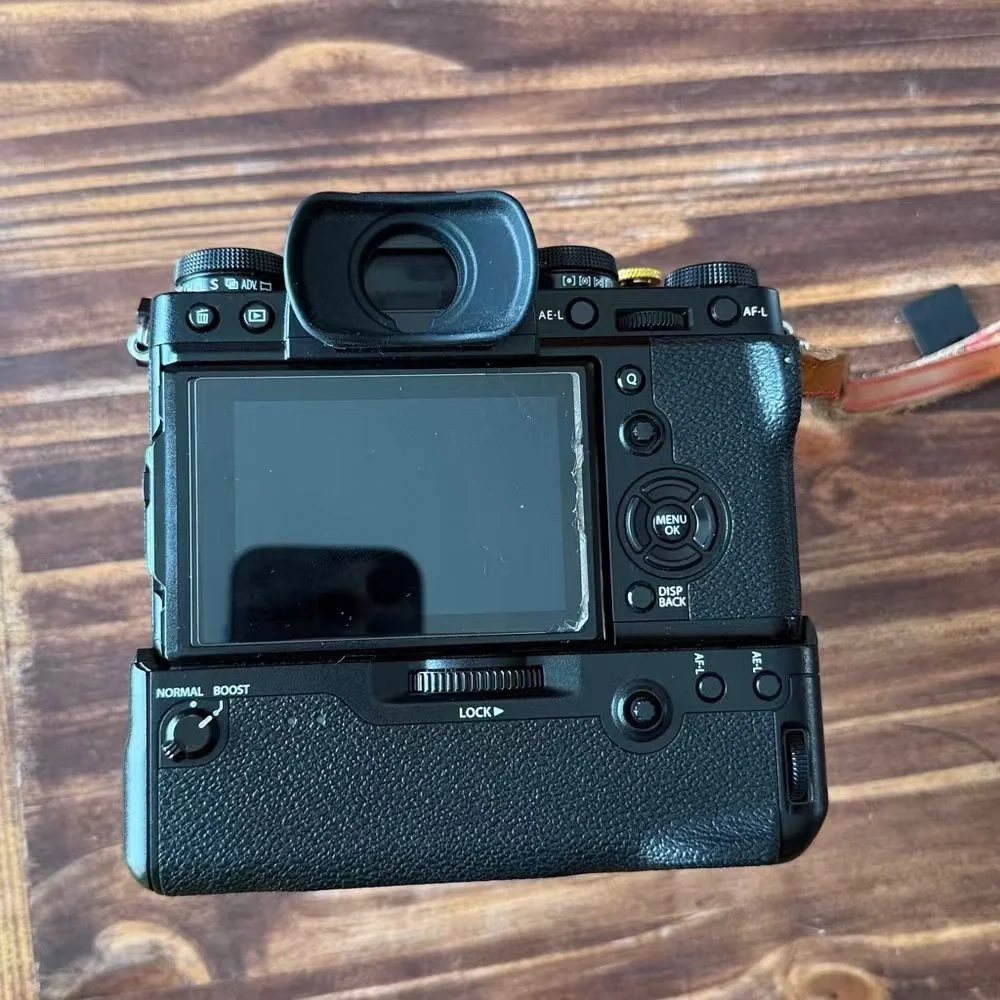 Fujifilm X-T3 Black Mirrorless Camera with Black XF Lens and Gold Accent